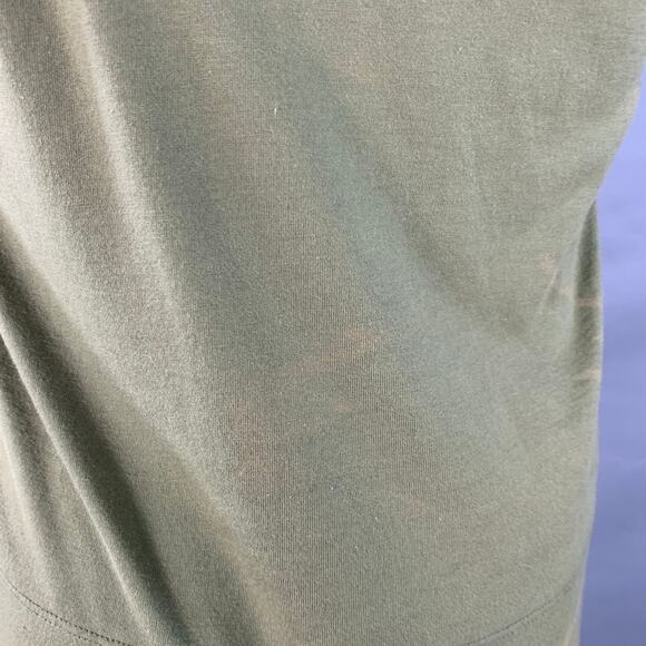 JOHN BARTLETT Size 38 Green Olive Cotton Crew Neck T-shirt - Picture 9 of 12